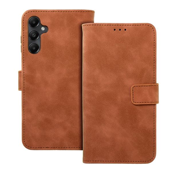 Etui z klapką na Samsung A15 4G / A15 5G Tender Book brązowe