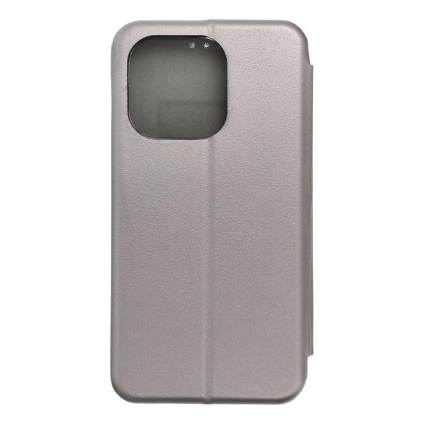 Etui z klapką na iPhone 16 PRO Elegance Book stalowe