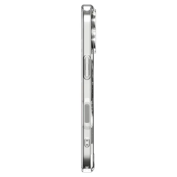 SPIGEN futerał ULTRA HYBRID MAG kompatybilny z MagSafe do IPHONE 17 clear white