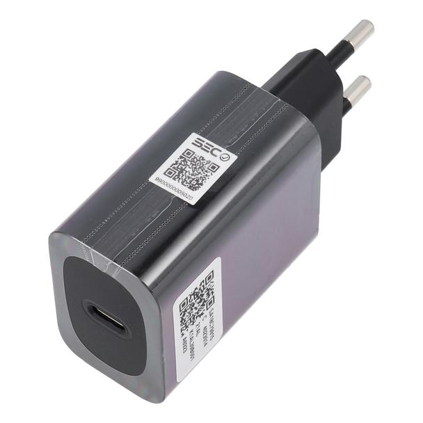 MOTOROLA oryginalna ładowarka sieciowa Typ C 30W MC309 czarna bulk