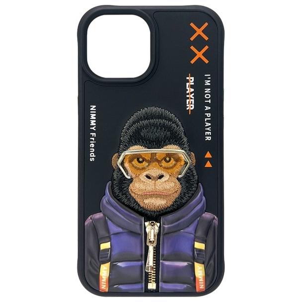 NIMMY futerał COOL&CUTE 2.0 Monkey do IPHONE 15 czarny