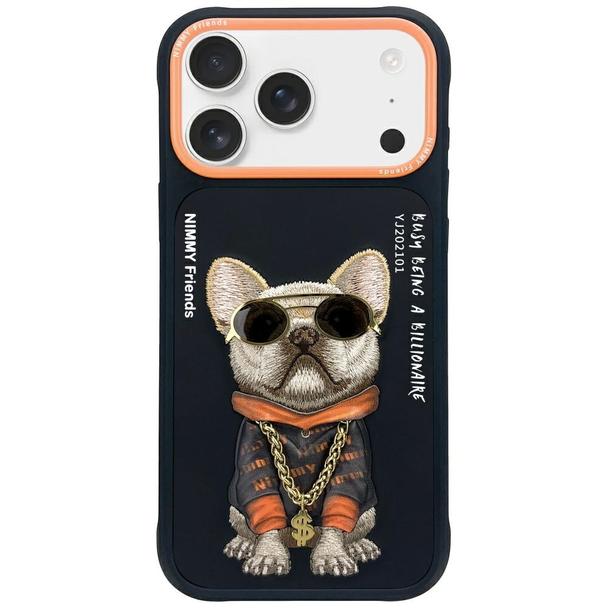 NIMMY futerał GLASSES COOL DOG do IPHONE 17 czarny