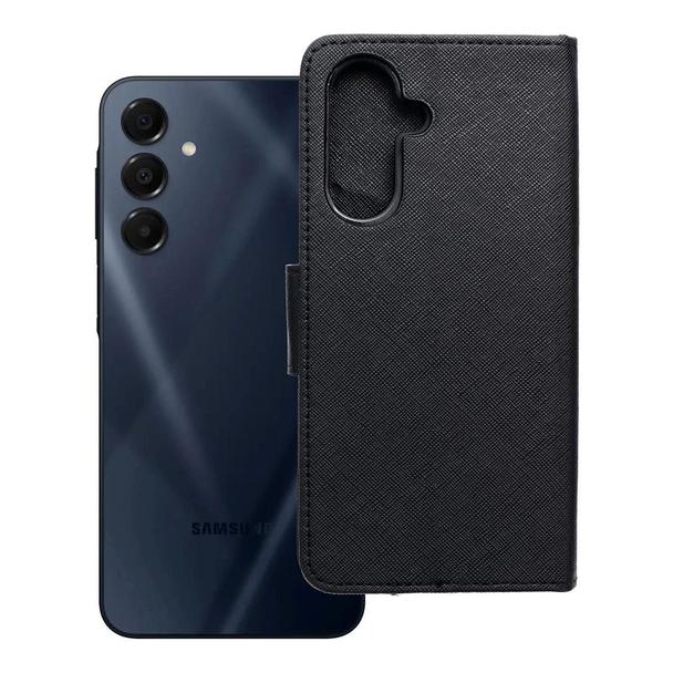 Etui z klapką na Samsung A26 Fancy Book czarne