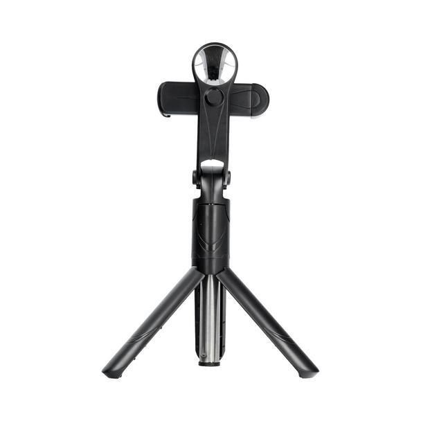 Uchwyt selfie z pilotem bezprzewodowym tripod z lusterkiem SSTR-11 czarny