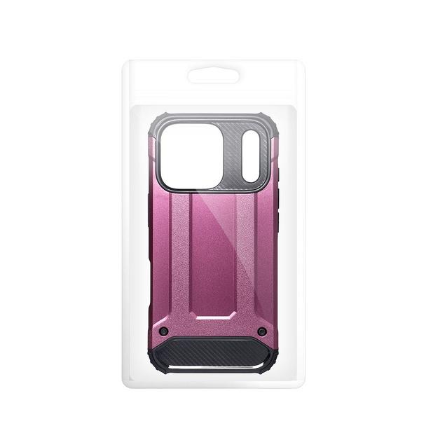 Etui na iPhone 18 Pro / 17 Pro Armor burgundowy