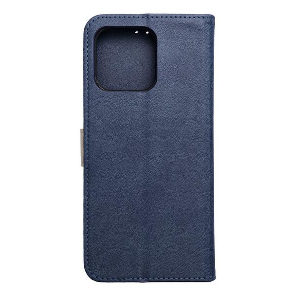 Etui z klapką na Motorola G57 POWER Split Book granatowo-kremowe