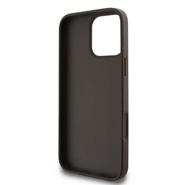 GUESS futerał do IPHONE 16 Pro GUHCP16L4GMGBR (4G PU Big Logo) brązowy