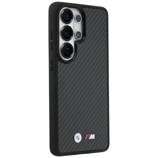 BMW futerał do SAMSUNG S26 Ultra BMHMS26L24CFMMK (Magnetic Kevlar W/ Logo) czarny