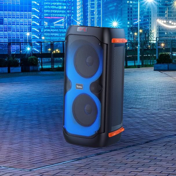 Zestaw do karaoke bluetooth 2 x 20W 4h Hoco BS53 czarny