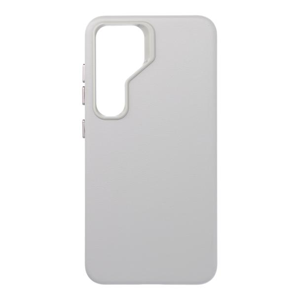 Futerał do Samsung S25 Leather Mag Cover zgodny z MagSafe szary