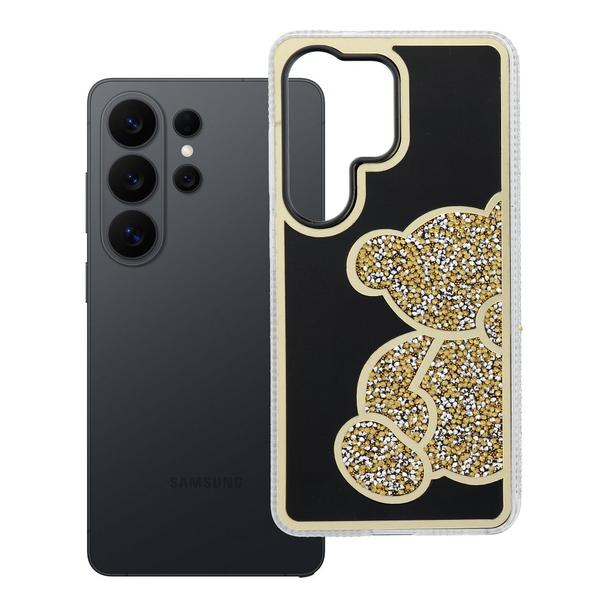Futerał do Samsung S26 ULTRA Teddy Bear złoty