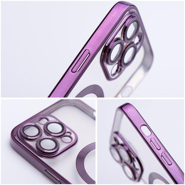 Futerał do iPhone 17 PRO MAX Electro Mag Cover zgodny z MagSafe fioletowy