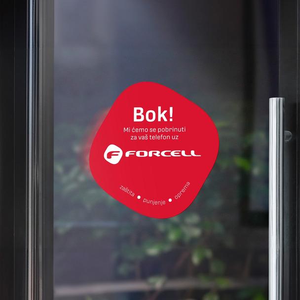 Naklejka na szybę Forcell