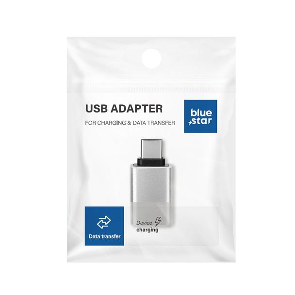 Adapter USB A 3.0 do USB C Blue Star biały