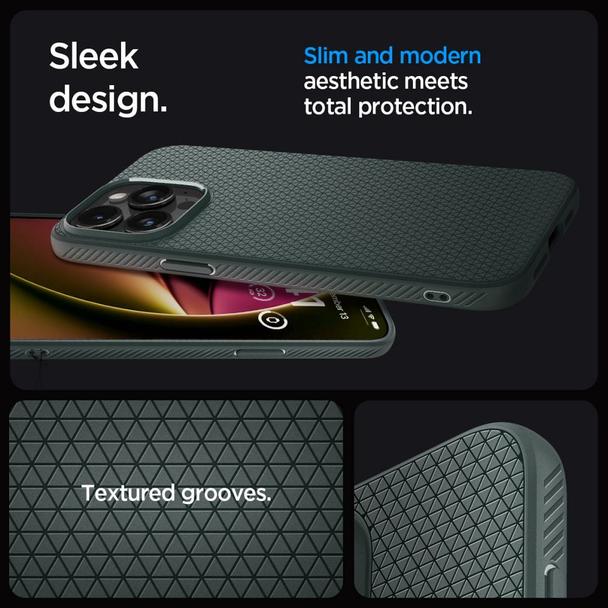 SPIGEN futerał LIQUID AIR do IPHONE 15 Pro Max abyss green