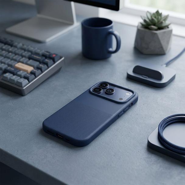 Etui na iPhone 14 Pro Easy Dual niebieskie
