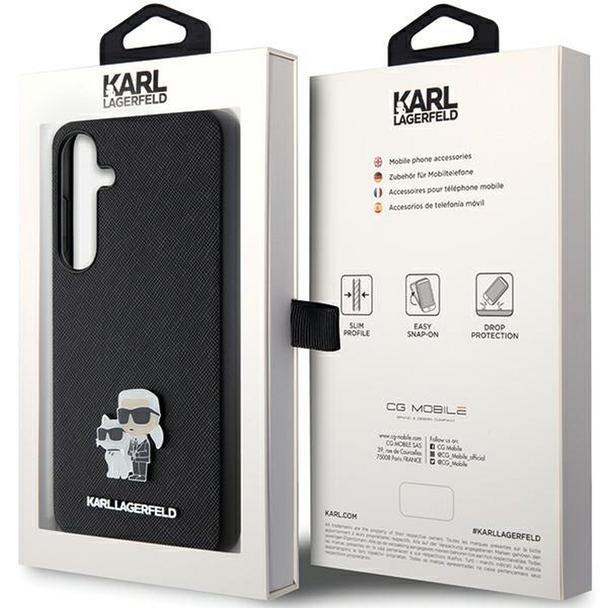 KARL LAGERFELD futerał do SAMSUNG S24 Plus KLHCS24MPSAKCMPK (SAFFIANO KC PIN) czarny