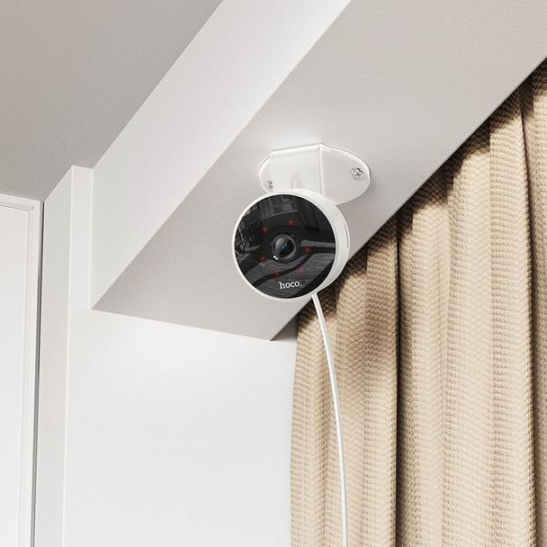Kamera wewnętrzna Hoco 4MP Full HD Wi-Fi D7 biała