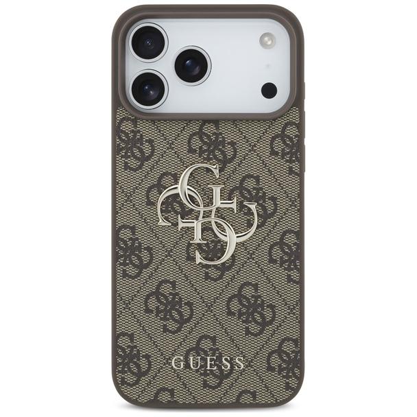 GUESS futerał do IPHONE 18 Pro / 17 Pro GUE005601 (4G PU Big Logo) brązowy