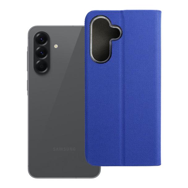 Etui z klapką na Samsung A56 5G Sensitive Book niebieskie