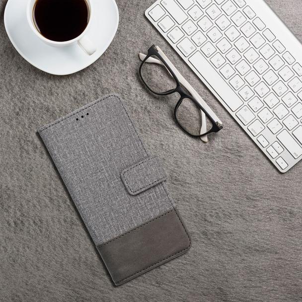 Etui z klapką na Samsung A27 Gomma Book szare