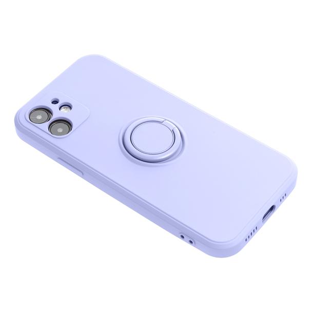 Futerał do iPhone 17 AIR Silicone Ring fioletowy