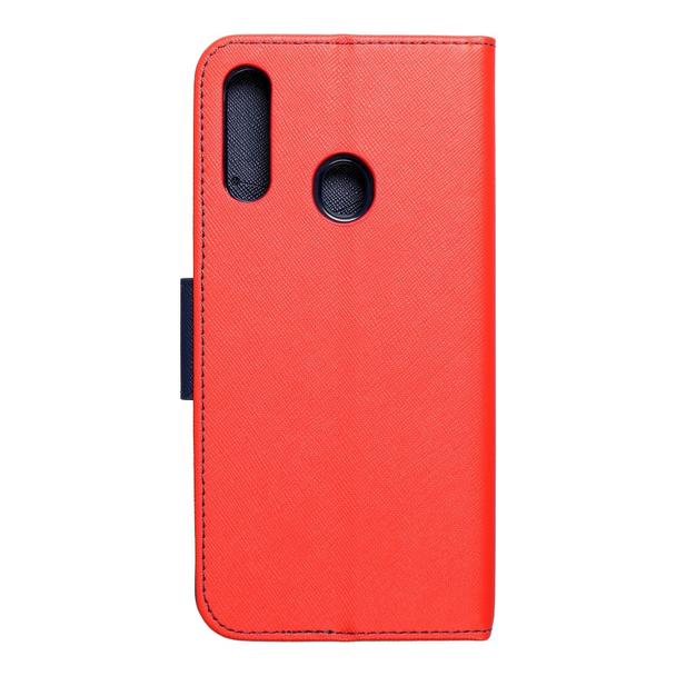 Kabura FANCY Book do  SAMSUNG A20s czerwono granatowy