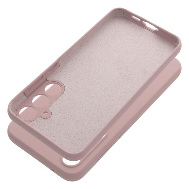 Futerał do Samsung A55 5G Silicone 2mm pudrowy róż