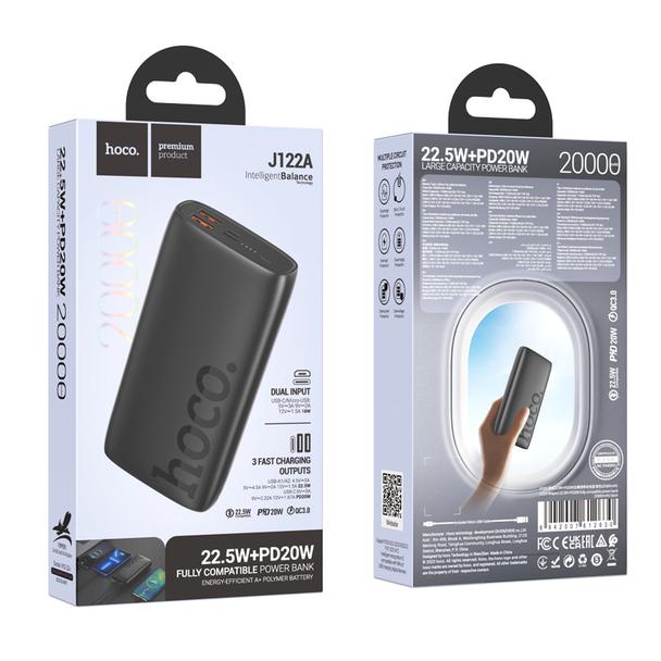 Powerbank Hoco 20000 mAh QC PD 3A 22,5W J122A czarny