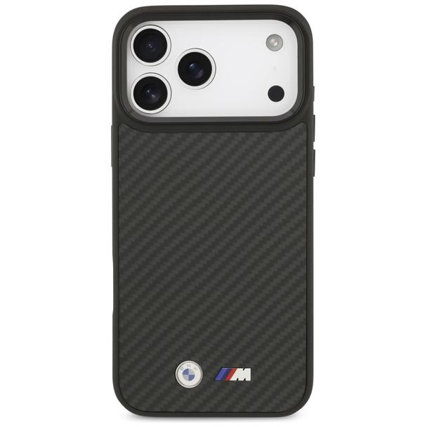 BMW futerał do IPHONE 17 Pro Max kompatybilny z MagSafe BMHMP17X24CFMMK (Kevlar Matt) black