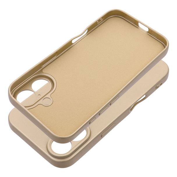Futerał do iPhone 16 Metallic złoty