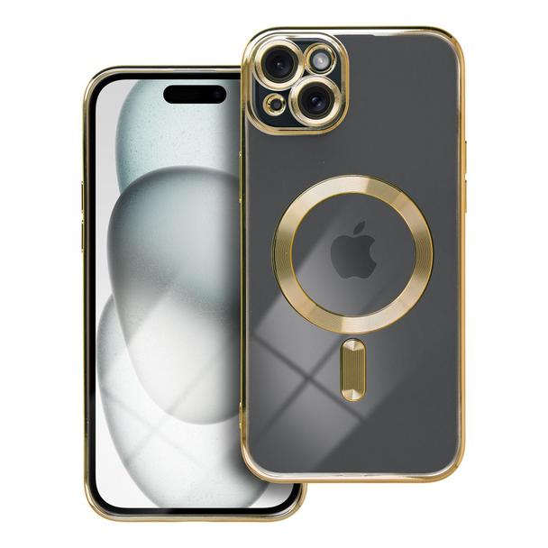 Futerał do iPhone 15 PLUS Electro Mag Cover zgodny z MagSafe złoty