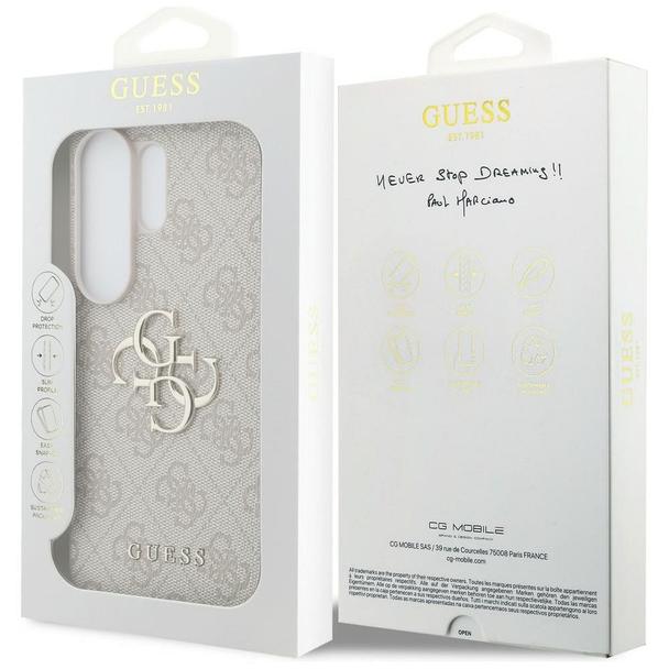 GUESS futerał do SAMSUNG S26 Ultra GUHCS26L4GMGPI (PU 4G Big Metal Logo) różowy