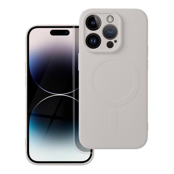 Futerał do Samsung A56 Silicone Mag Cover zgodny z MagSafe tytanowy szary