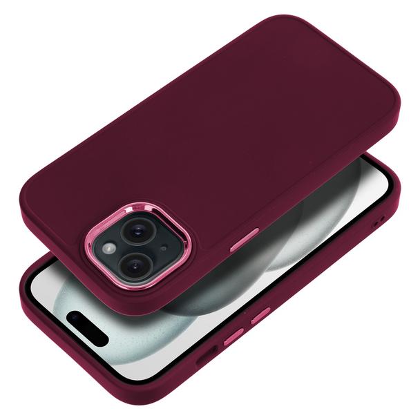 Etui na iPhone 15 Frame fioletowe