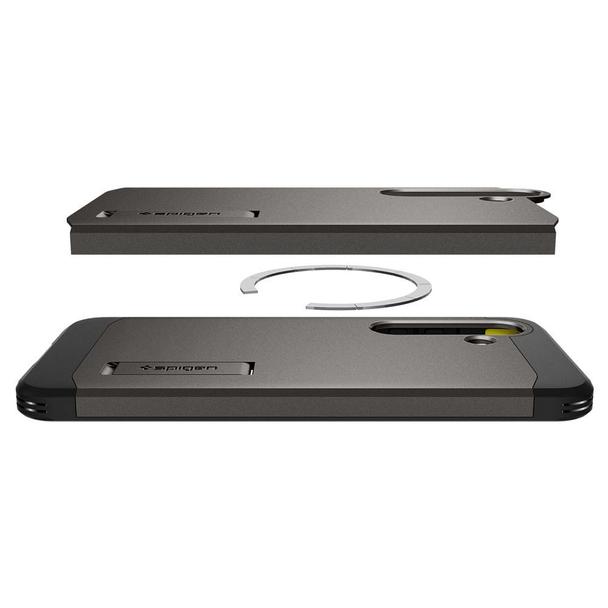 SPIGEN futerał TOUGH ARMOR kompatybilny z MagSafe do SAMSUNG S25 Plus gunmetal