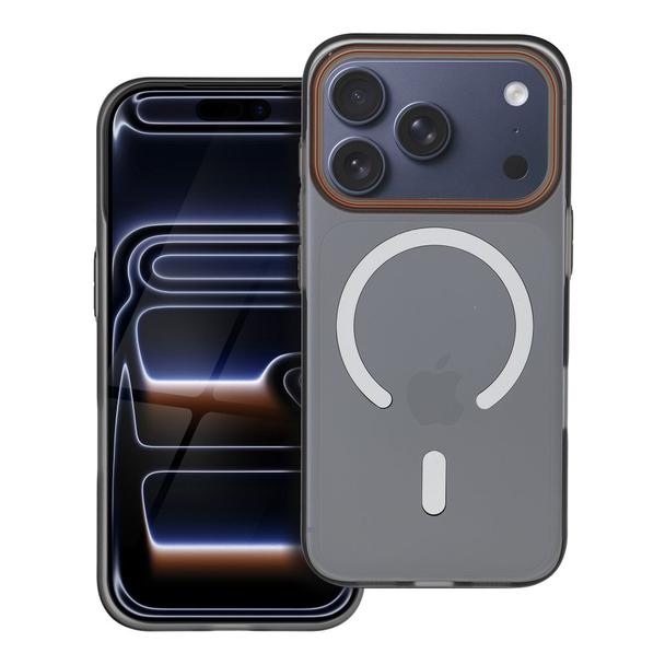 Futerał do iPhone 17 PRO MAX Go Orange zgodny z MagSafe czarny