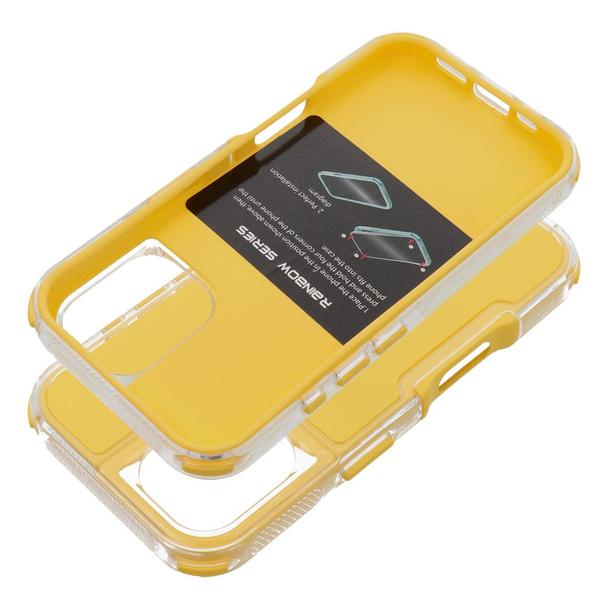 Futerał do iPhone 16 Matrix żółty