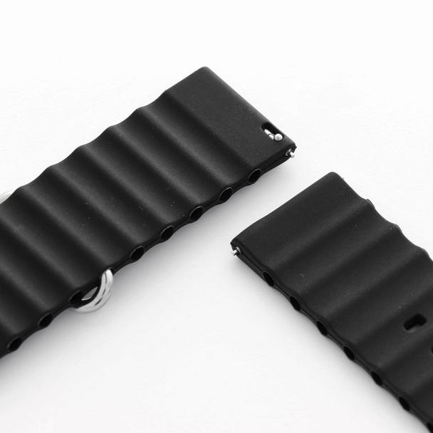 Pasek do zegarka 22 mm Titmo Strap S2 silicone czarny