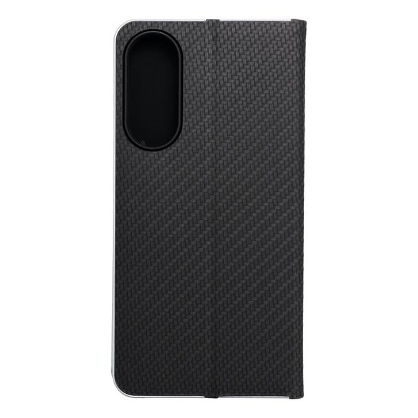 Etui z klapką na Samsung S25 EDGE Luna Book Carbon czarne