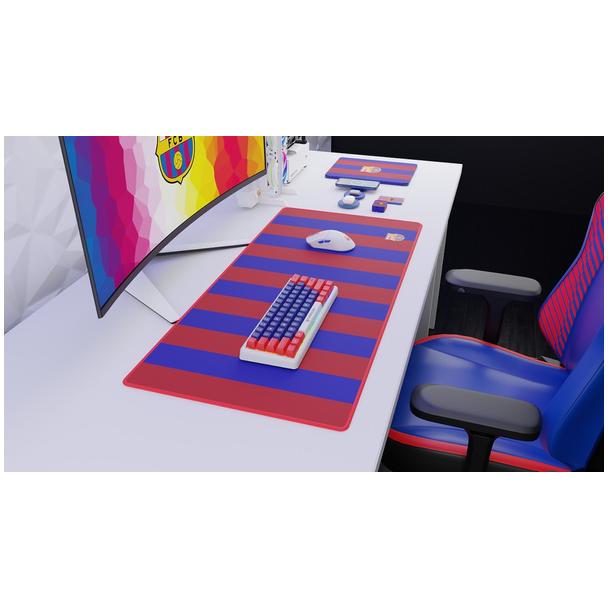 Podkładka na biurko FC Barcelona JQR XL czerowno niebieska