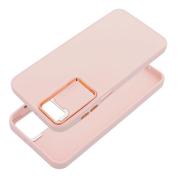 Etui na Samsung S26 FE / S25 FE Frame pudrowy róż