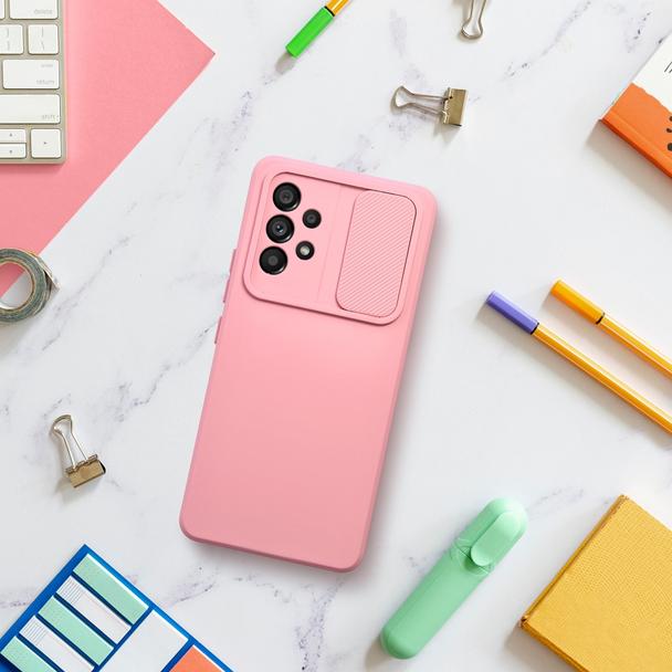 Futerał do Samsung A35 5G Slide jasnoróżowy