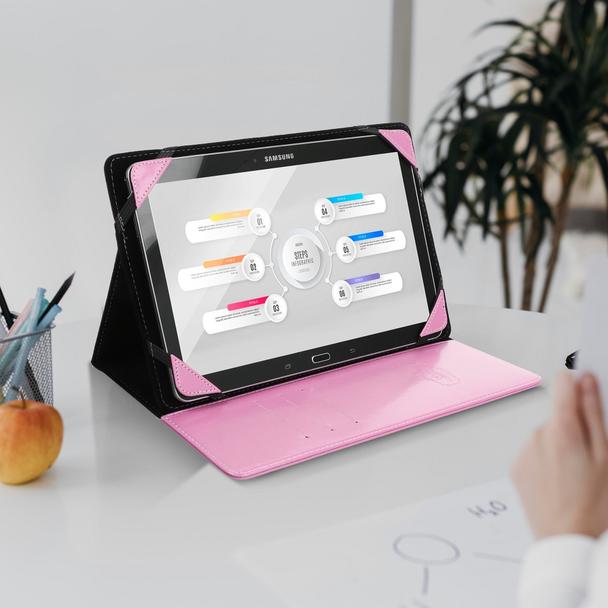 BLUN uniwersalny futerał na tablet 11" (UNT) różowy