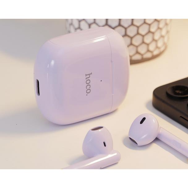 EOL HOCO słuchawki bezprzewodowe bluetooth TWS EW19 Plus fioletowy