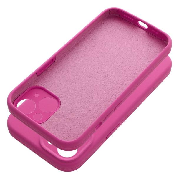 Futerał do iPhone 15 Silicone 2mm różowy