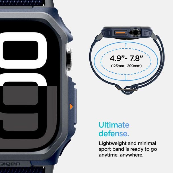Futerał SPIGEN Lite Fit ”PRO” do Apple Watch 10 (46 MM) navy blue