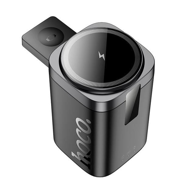 Ładowarka indukcyjna Hoco 6w1 PD QC 65W kompatybilna z Apple Watch CQ20A czarna