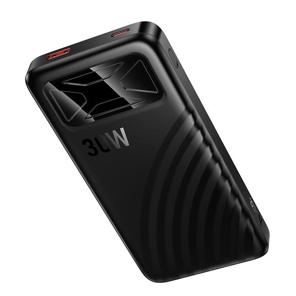Powerbank 10000 mAh QC PD 30W 3A Hoco Q42 czarny