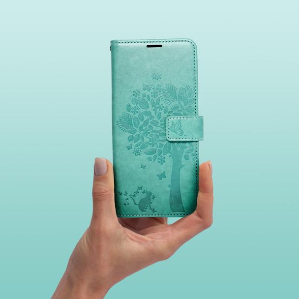 Etui z klapką na Samsung A54 5G Mezzo Book drzewo zielone